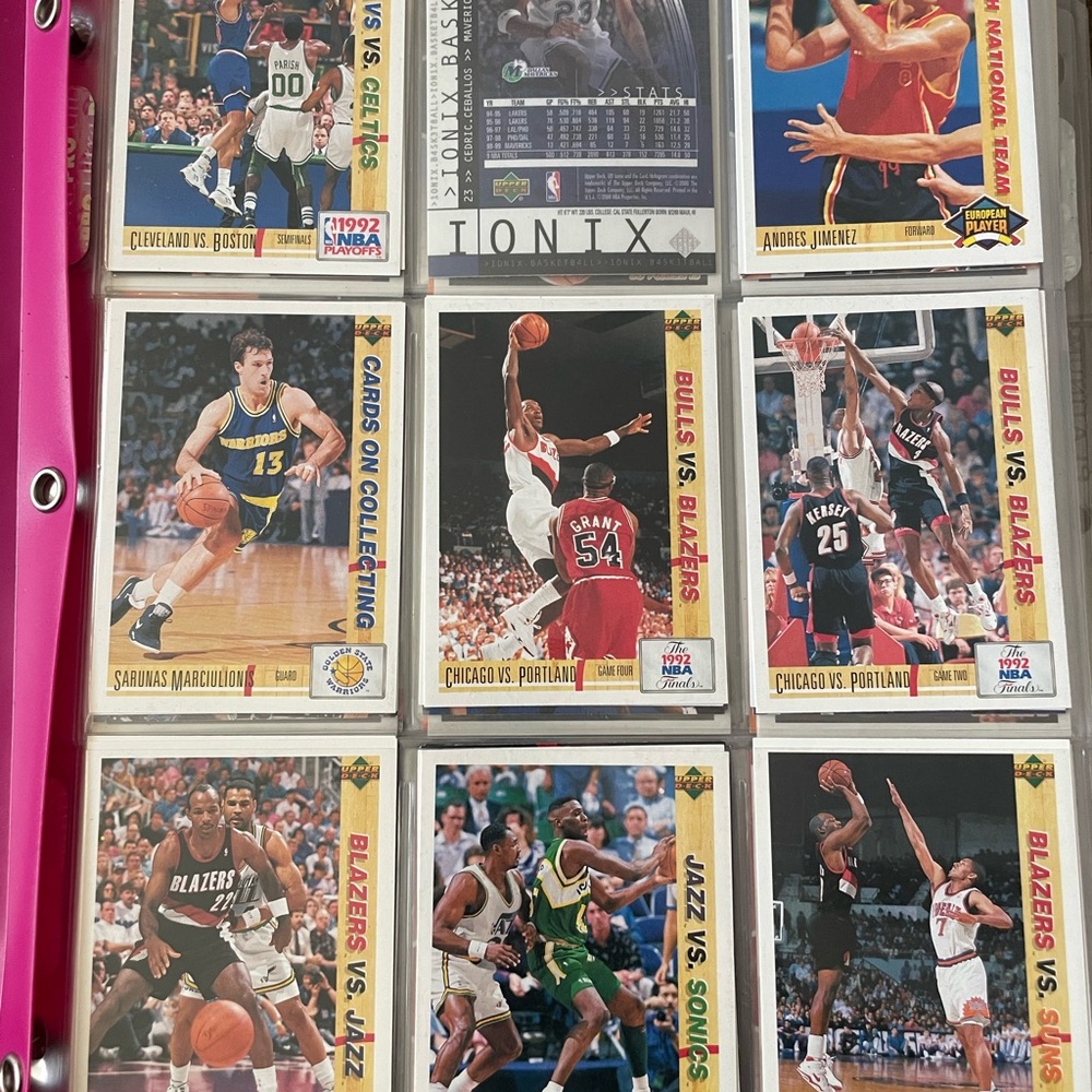 90’s Vintage NBA Playing cards